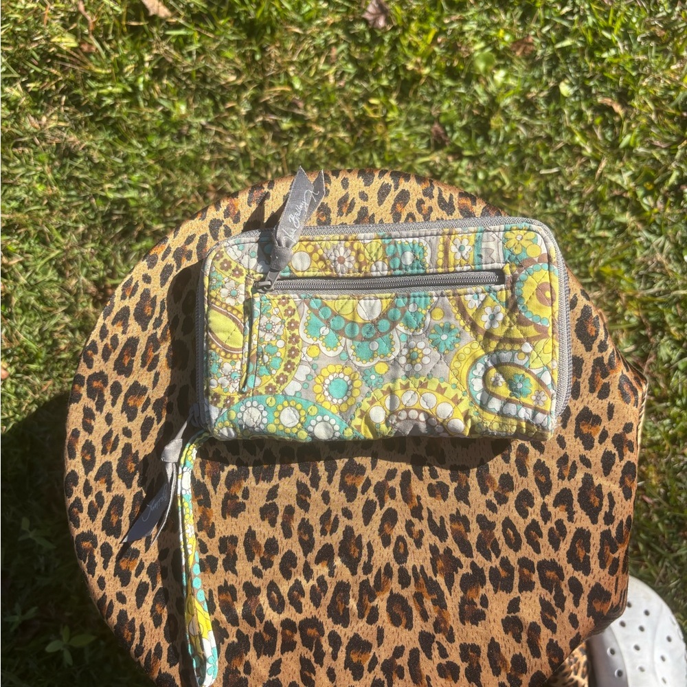 Vera Bradley Lemon Parfait Wallet Retired Pattern